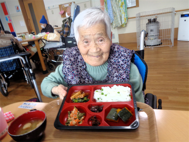 グリンピースご飯
