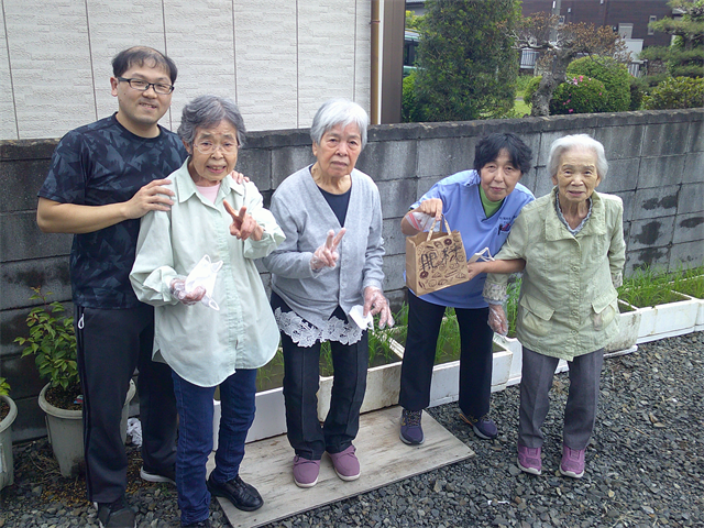 苗へ肥料
